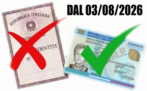 Scadenza carta d'identità cartacee